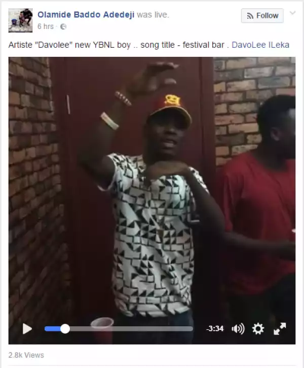 BREAKING!!! Olamide Signs Another DOPE Rapper ‘Davolee’ To YBNL Replaces Lil Kesh & Chinko Ekun [Watch His Freestyle]